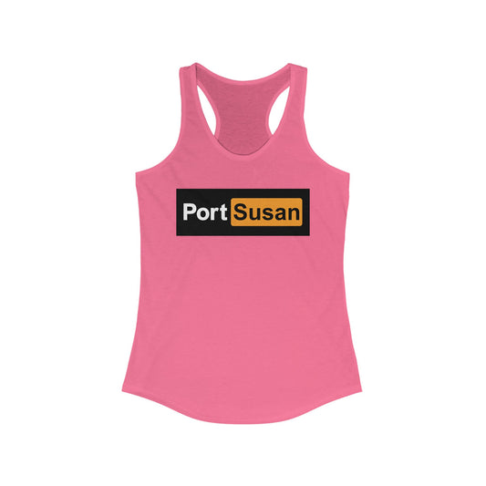 Port Susan - Women's Ideal Racerback Tank - Stylish Casual Wear for Summer