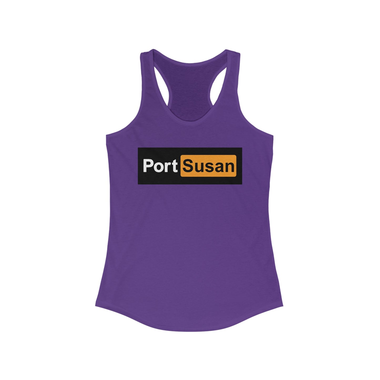 Port Susan - Women's Ideal Racerback Tank - Stylish Casual Wear for Summer