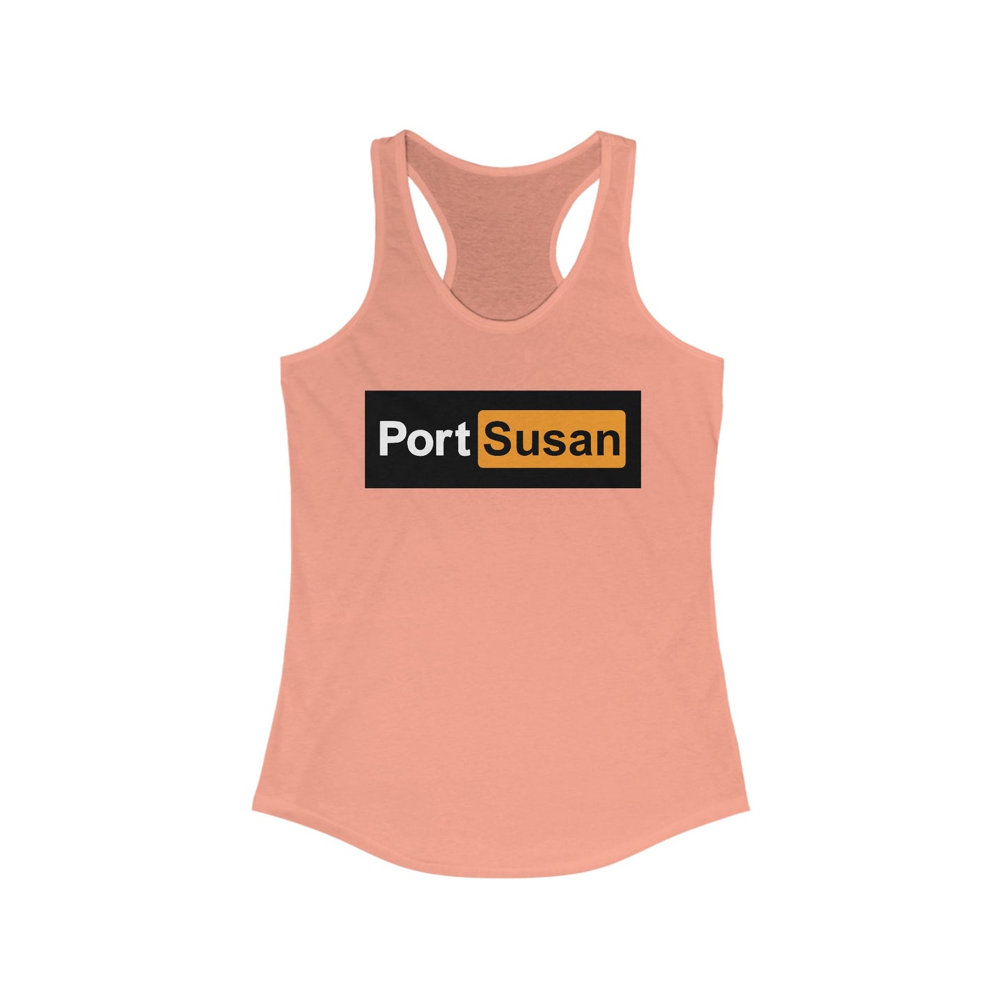 Port Susan - Women's Ideal Racerback Tank - Stylish Casual Wear for Summer