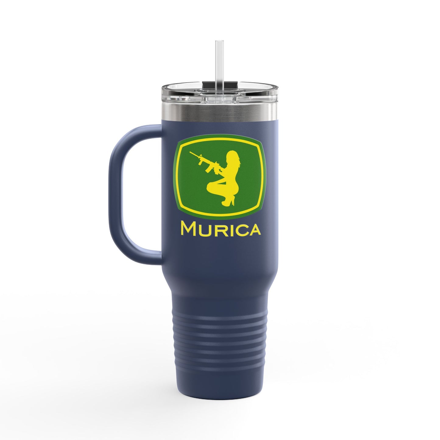 Murica - Guns, Girls, and Farming Insulated Travel Mug, 40oz