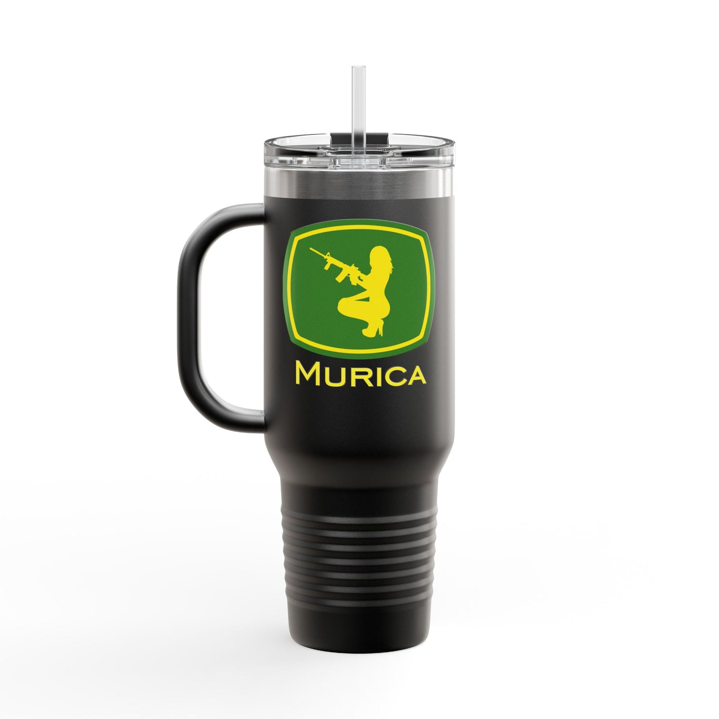 Murica - Guns, Girls, and Farming Insulated Travel Mug, 40oz