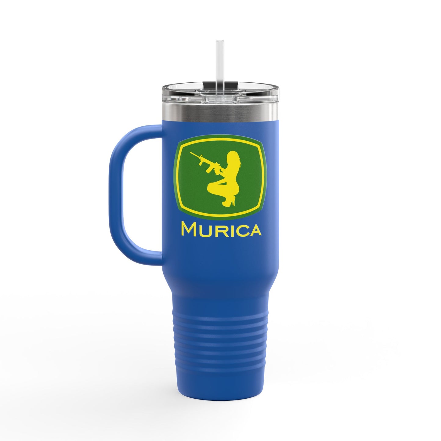 Murica - Guns, Girls, and Farming Insulated Travel Mug, 40oz