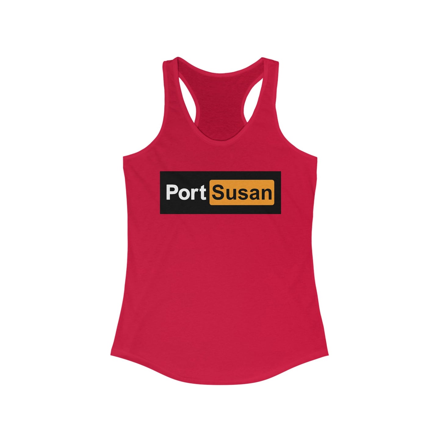 Port Susan - Women's Ideal Racerback Tank - Stylish Casual Wear for Summer