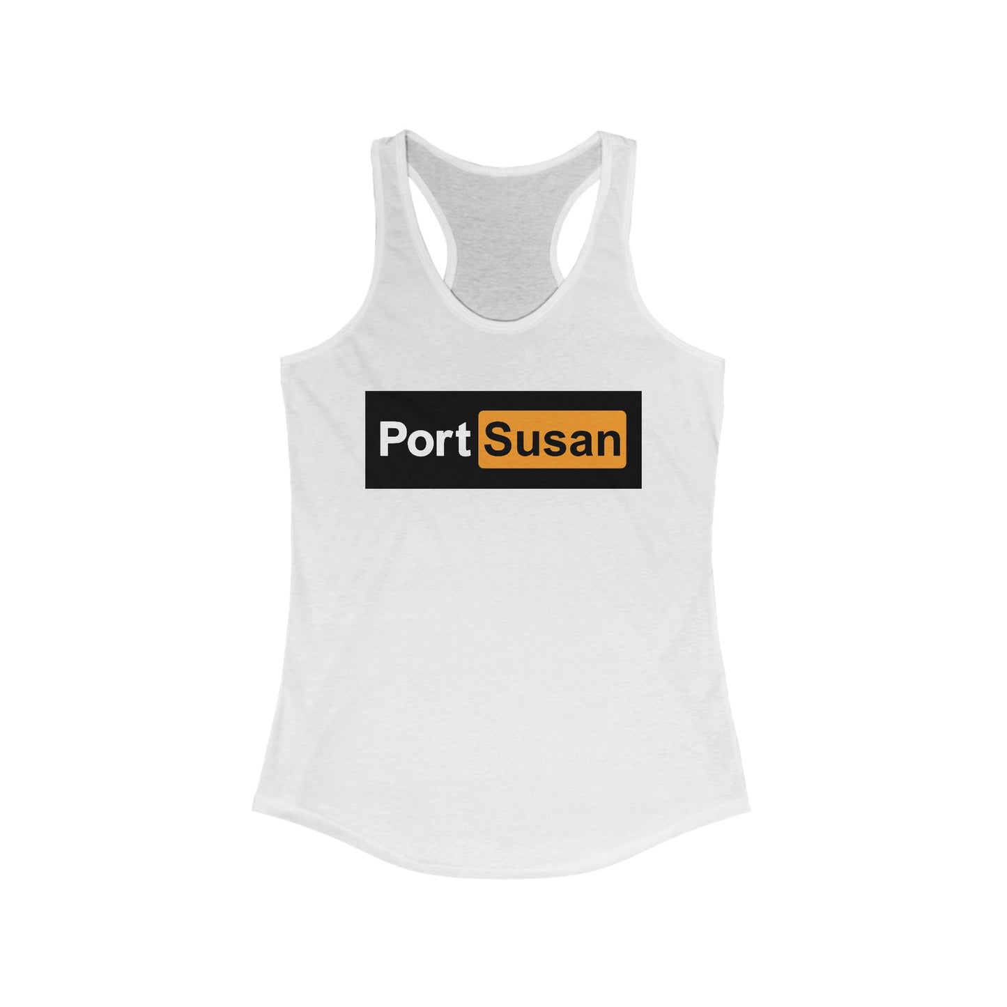 Port Susan - Women's Ideal Racerback Tank - Stylish Casual Wear for Summer