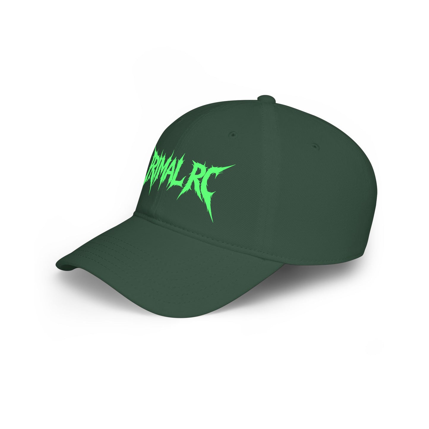 Green Primal RC Logo Cap — Low Profile Baseball Hat