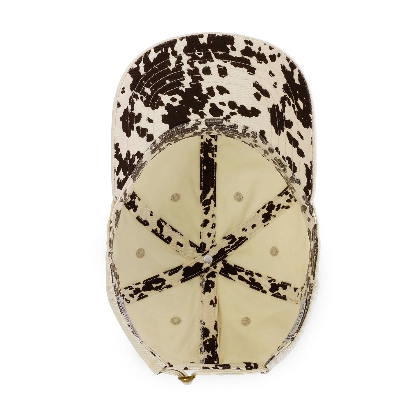 Women's Pigment-Dyed Cunty Cap with Fashion Undervisor (Embroidery)