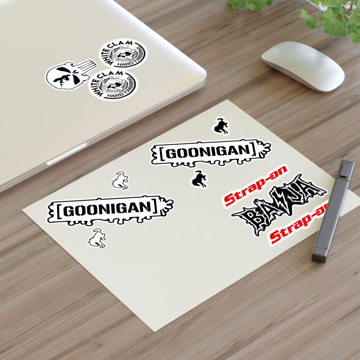 Sticker Sheet 1 — RC Vinyl Sticker Pack (white)