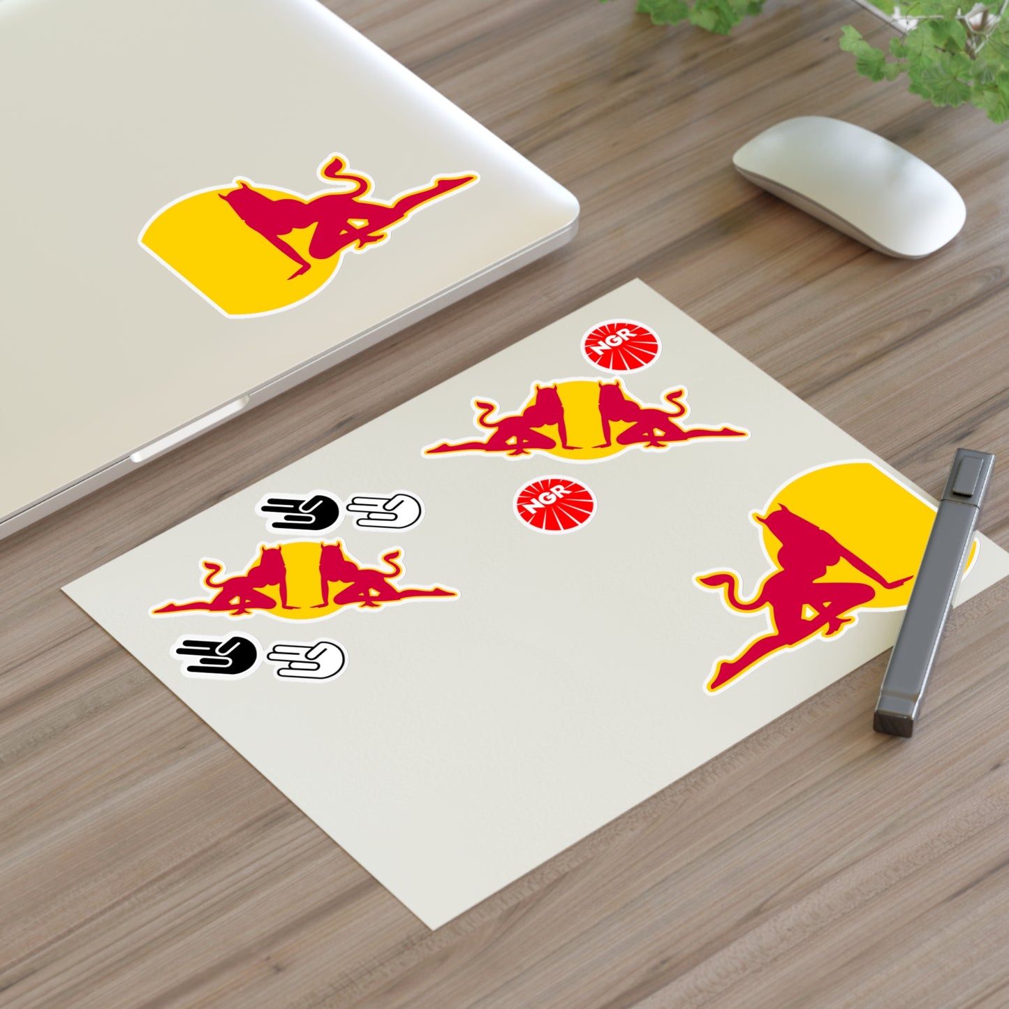 Sticker Sheet 2 — RC Vinyl Sticker Pack (white)