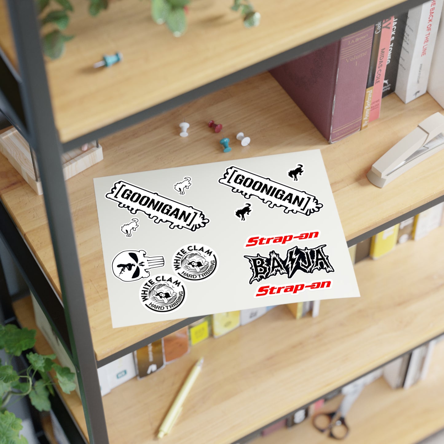 Sticker Sheet 1 — RC Vinyl Sticker Pack (white)