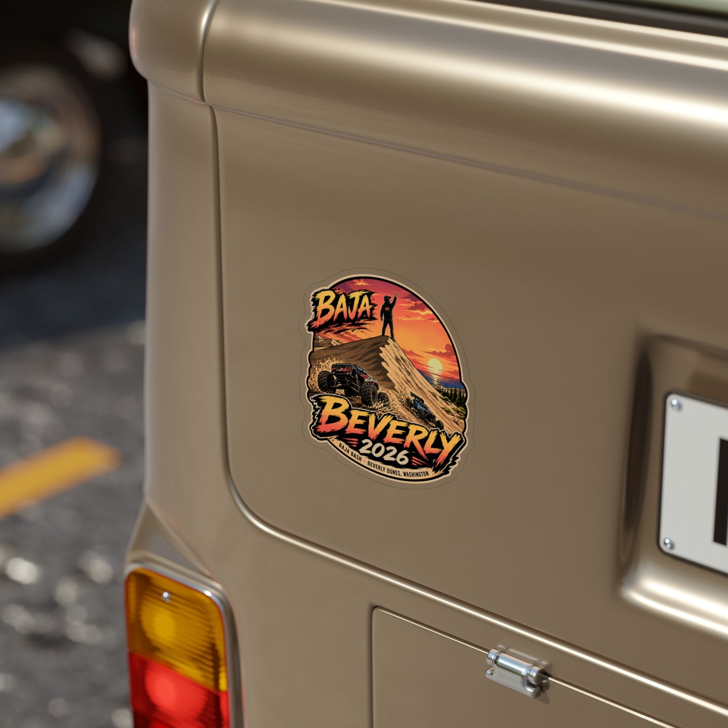 Baja Beverly 2026 Die-Cut Outdoor Sticker