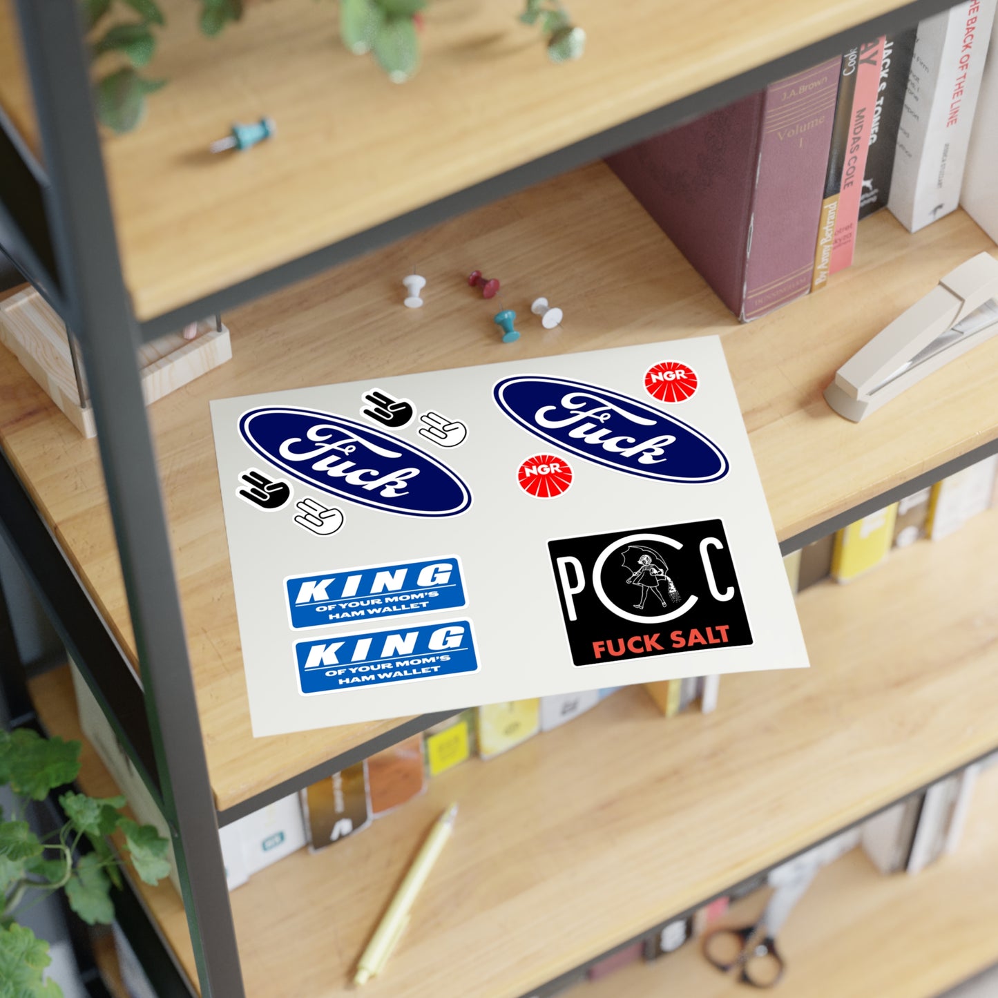 Sticker Sheet 3 — RC Vinyl Sticker Pack (white)
