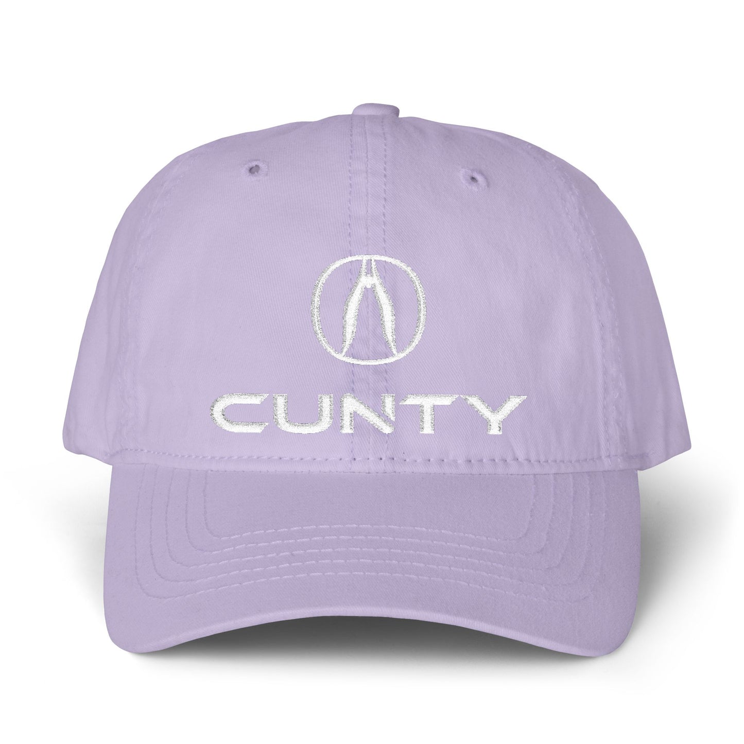 Women's Pigment-Dyed Cunty Cap with Fashion Undervisor (Embroidery)
