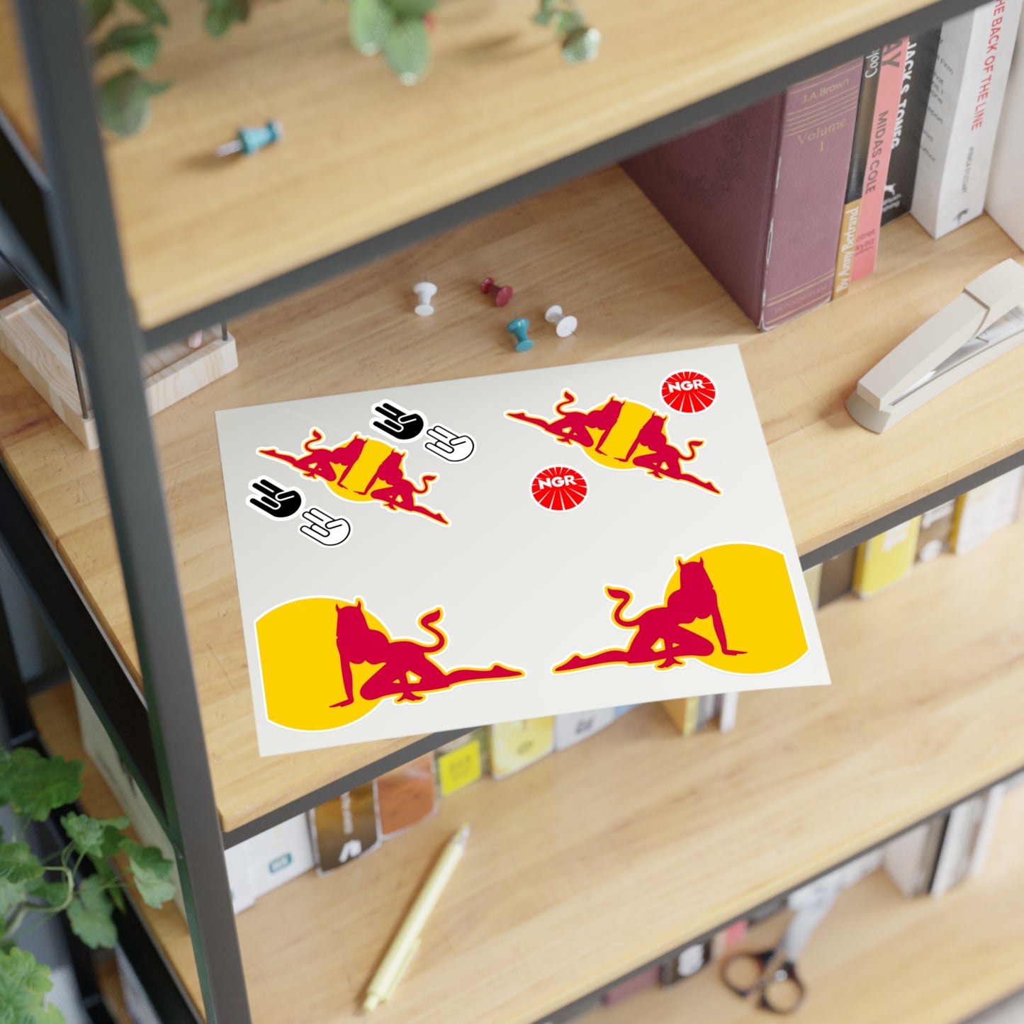 Sticker Sheet 2 — RC Vinyl Sticker Pack (white)