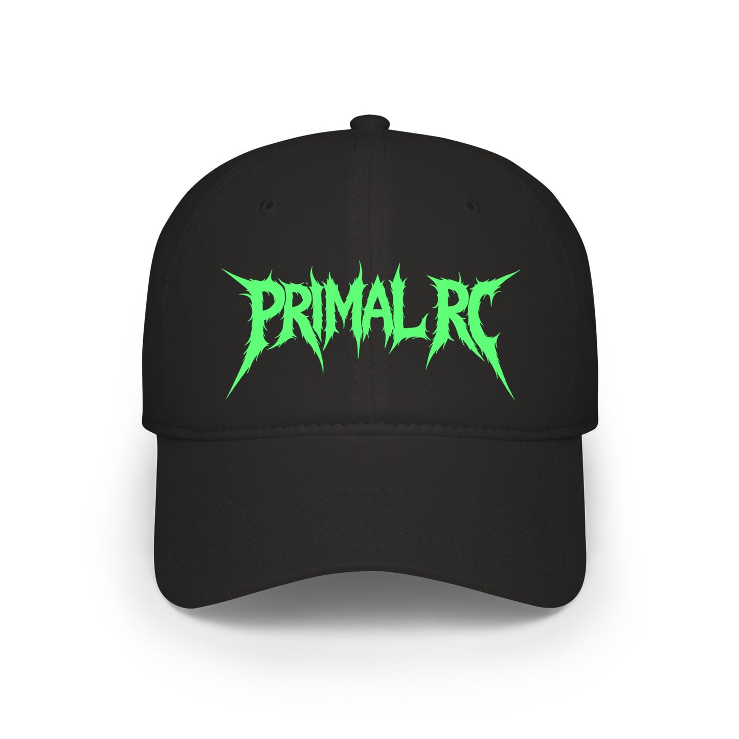 Green Primal RC Logo Cap — Low Profile Baseball Hat