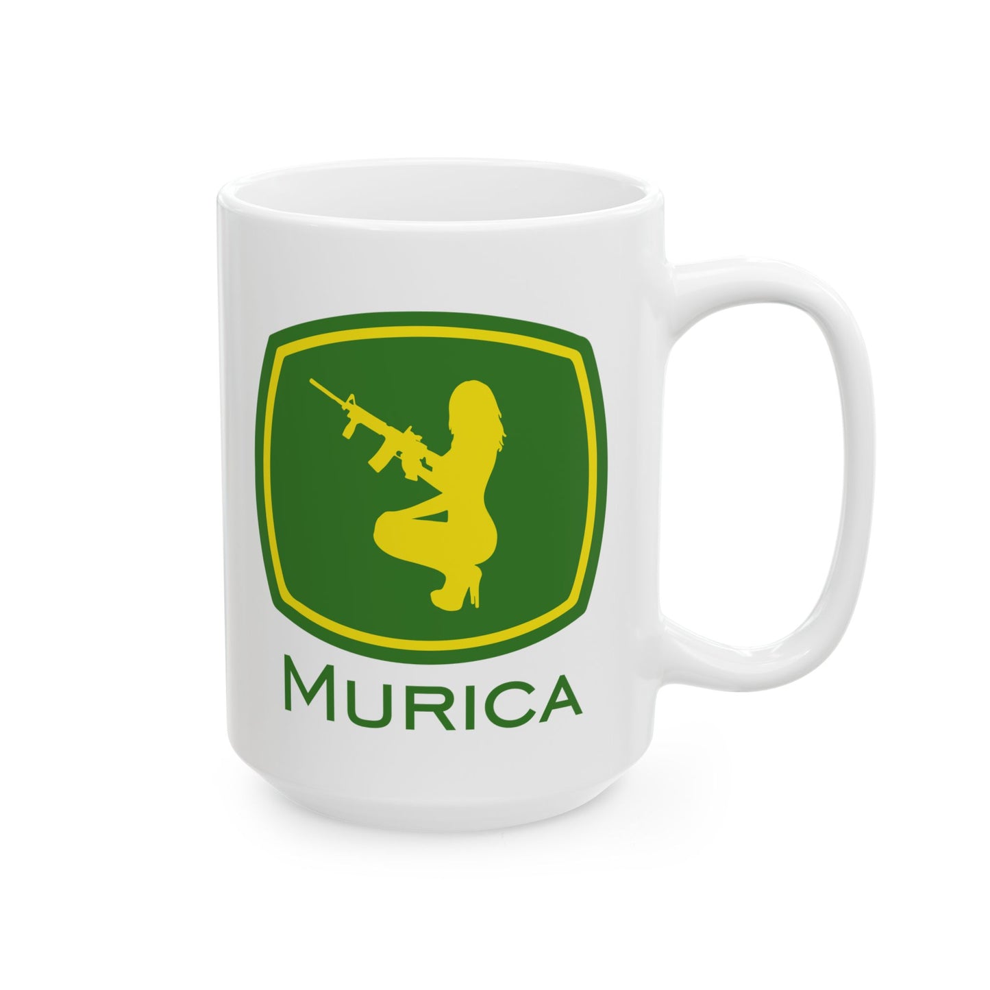 Murica - Guns, Girls, and Farming Ceramic Mug