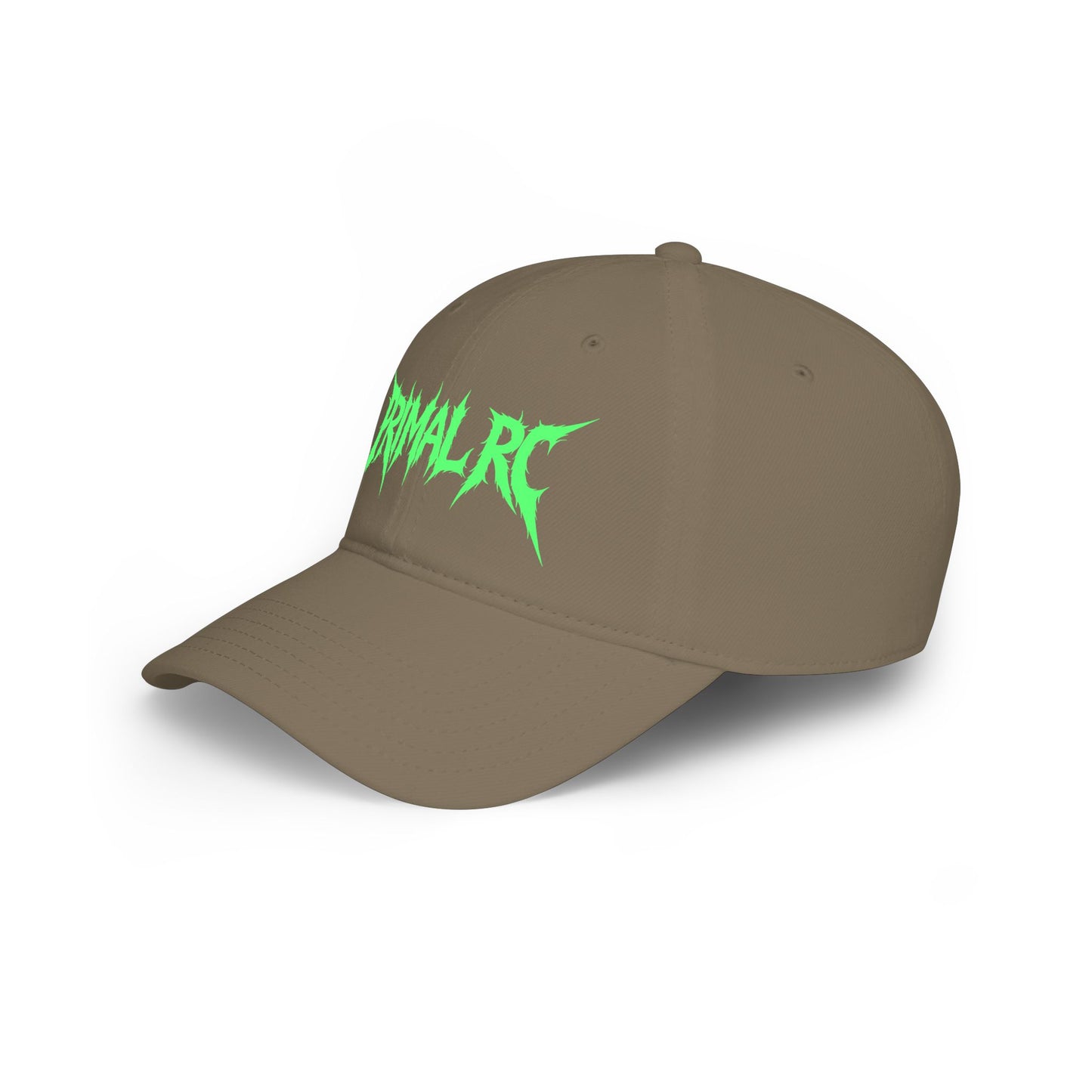Green Primal RC Logo Cap — Low Profile Baseball Hat