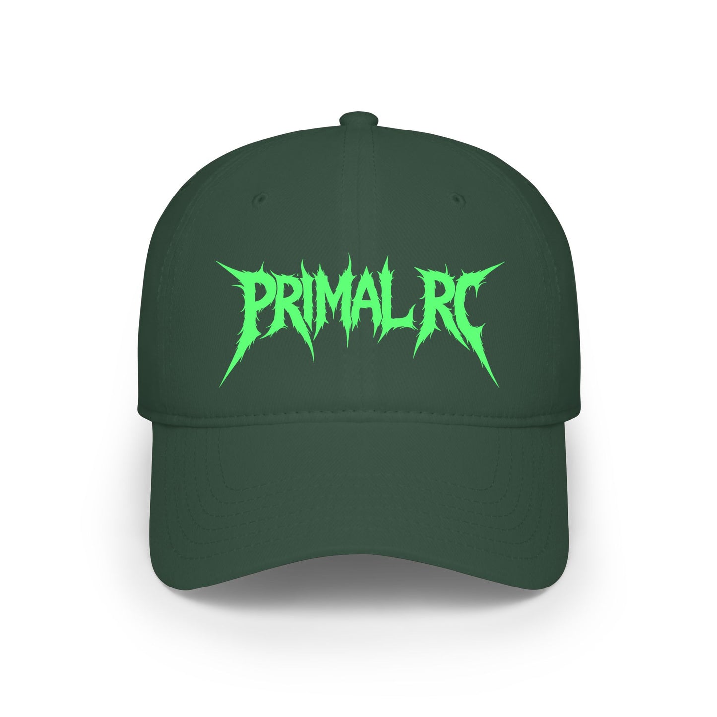 Green Primal RC Logo Cap — Low Profile Baseball Hat
