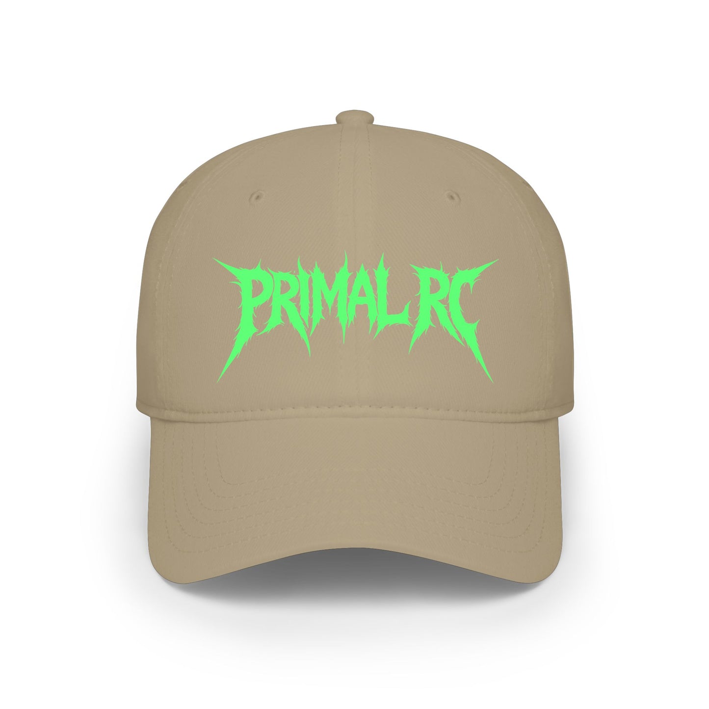 Green Primal RC Logo Cap — Low Profile Baseball Hat